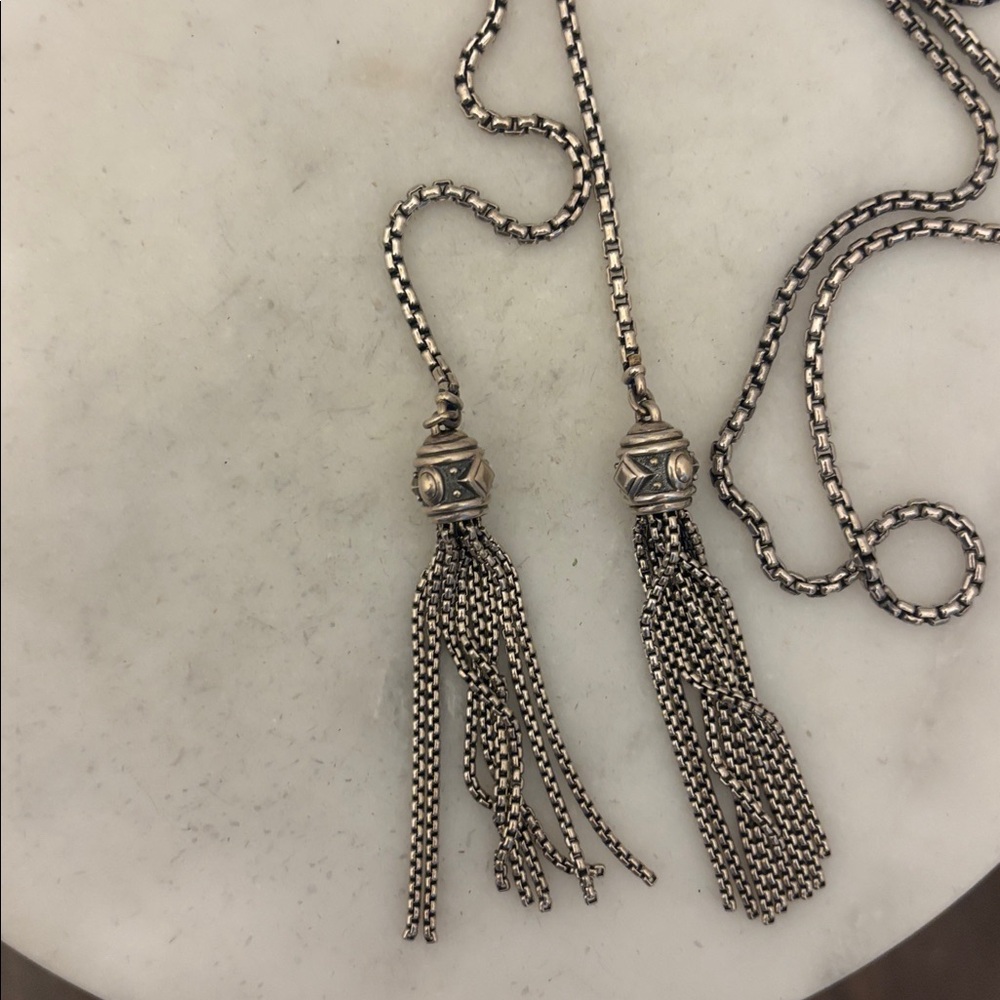 David Yurman Authentic Renaissance Tassel Necklace *authentic* - Picture 11 of 16